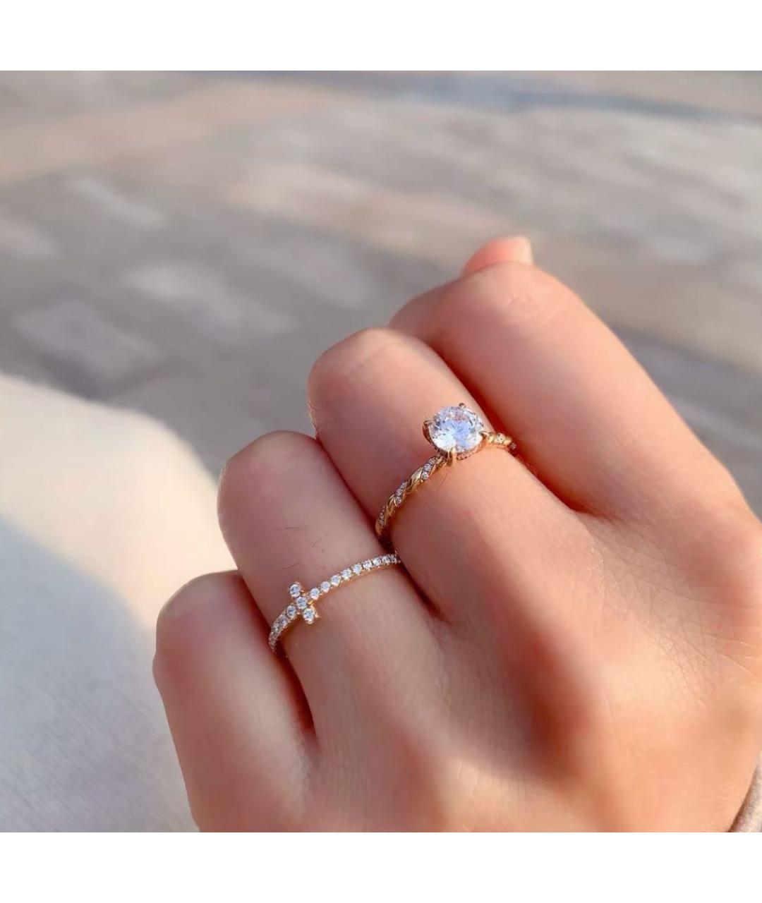 TIFFANY&CO Золотое позолоченное кольцо, фото 3
