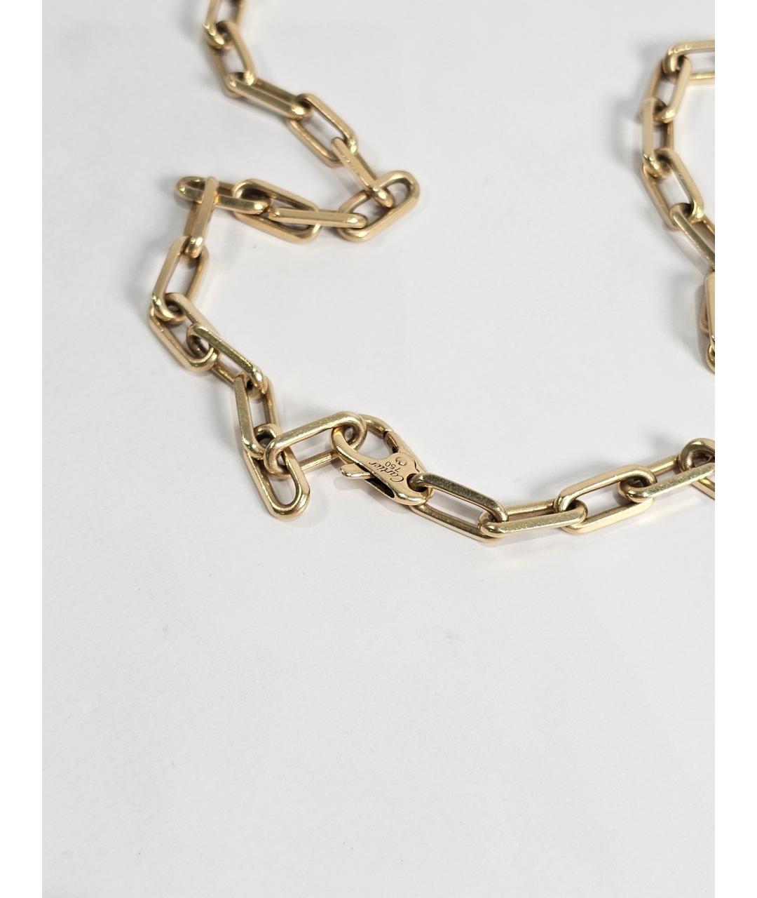 CARTIER Золотое колье из желтого золота, фото 2