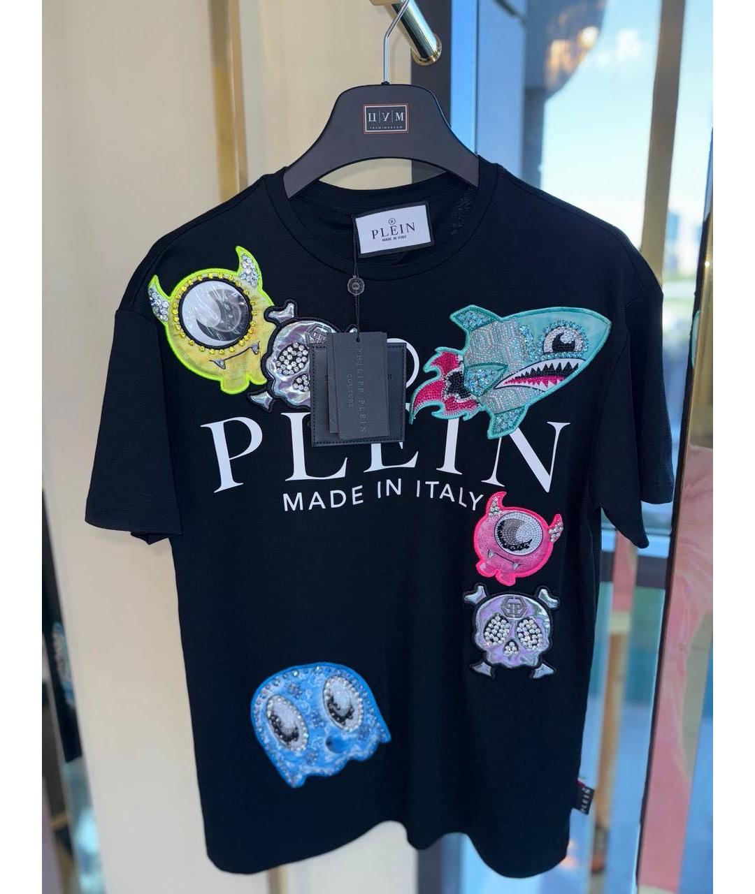 PHILIPP PLEIN Черная футболка, фото 2