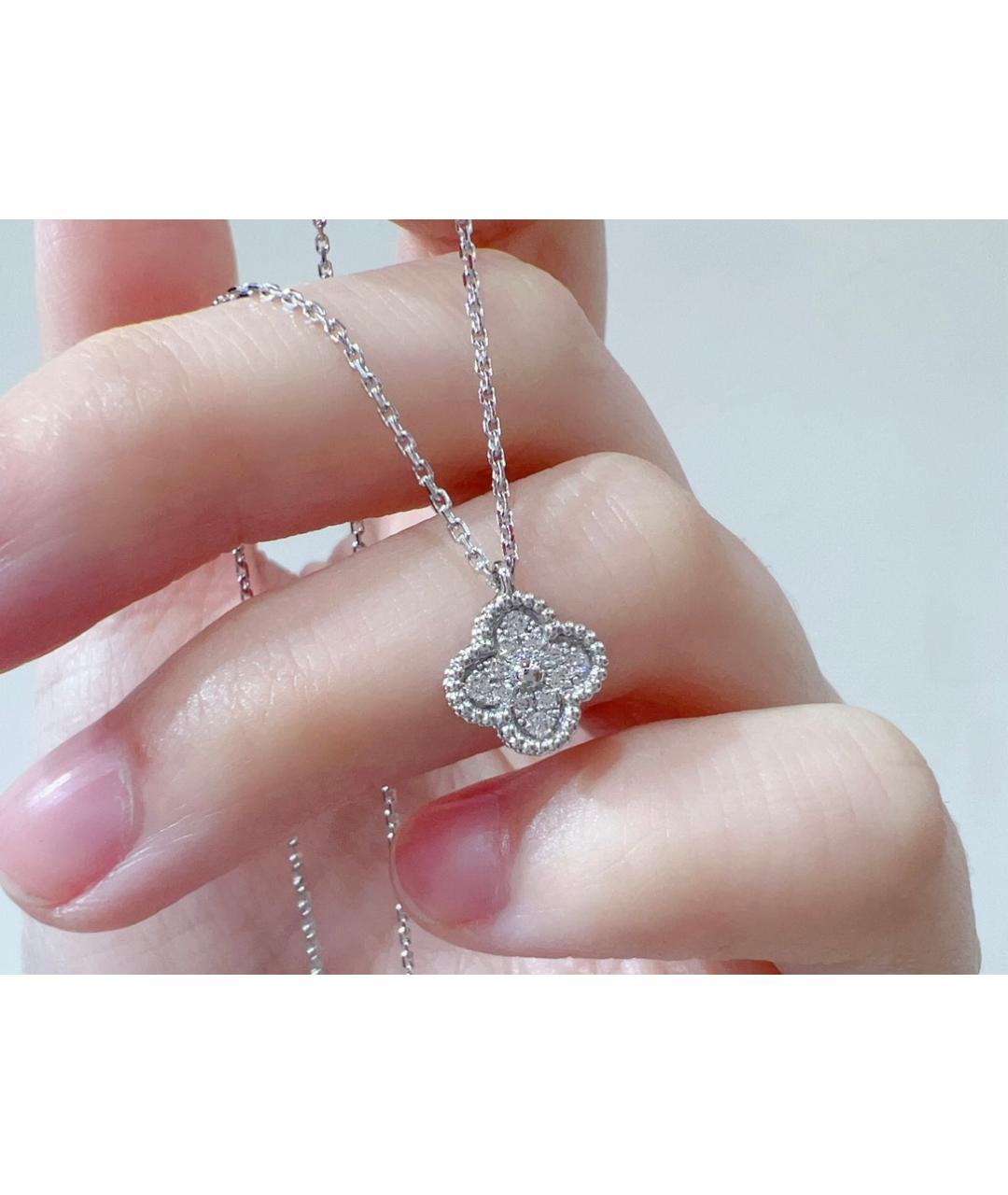 VAN CLEEF & ARPELS Серебряное колье из белого золота, фото 4