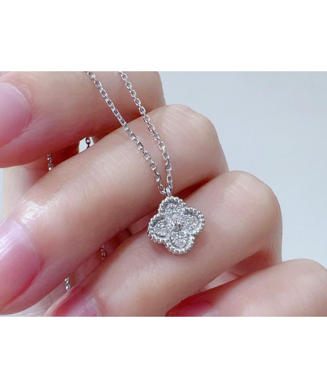 VAN CLEEF & ARPELS Серебряное колье из белого золота, фото 3
