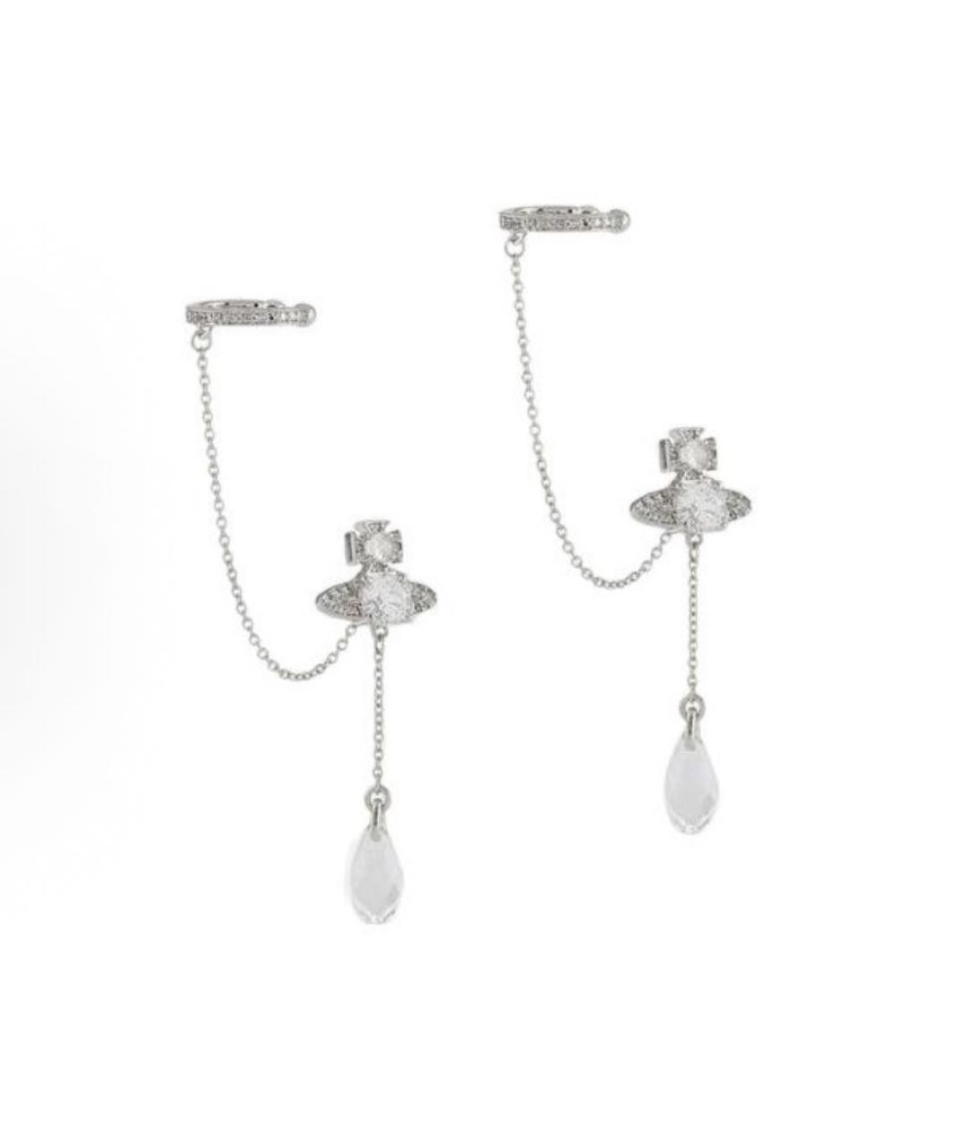 VIVIENNE WESTWOOD Серебряные латунные серьги, фото 2