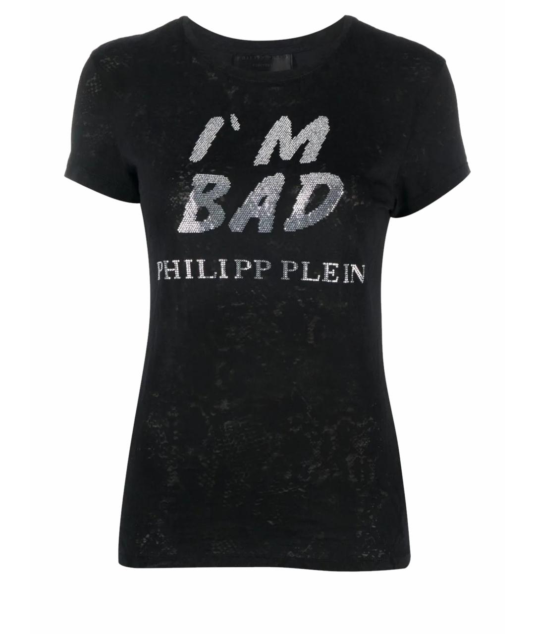 PHILIPP PLEIN Черная футболка, фото 1