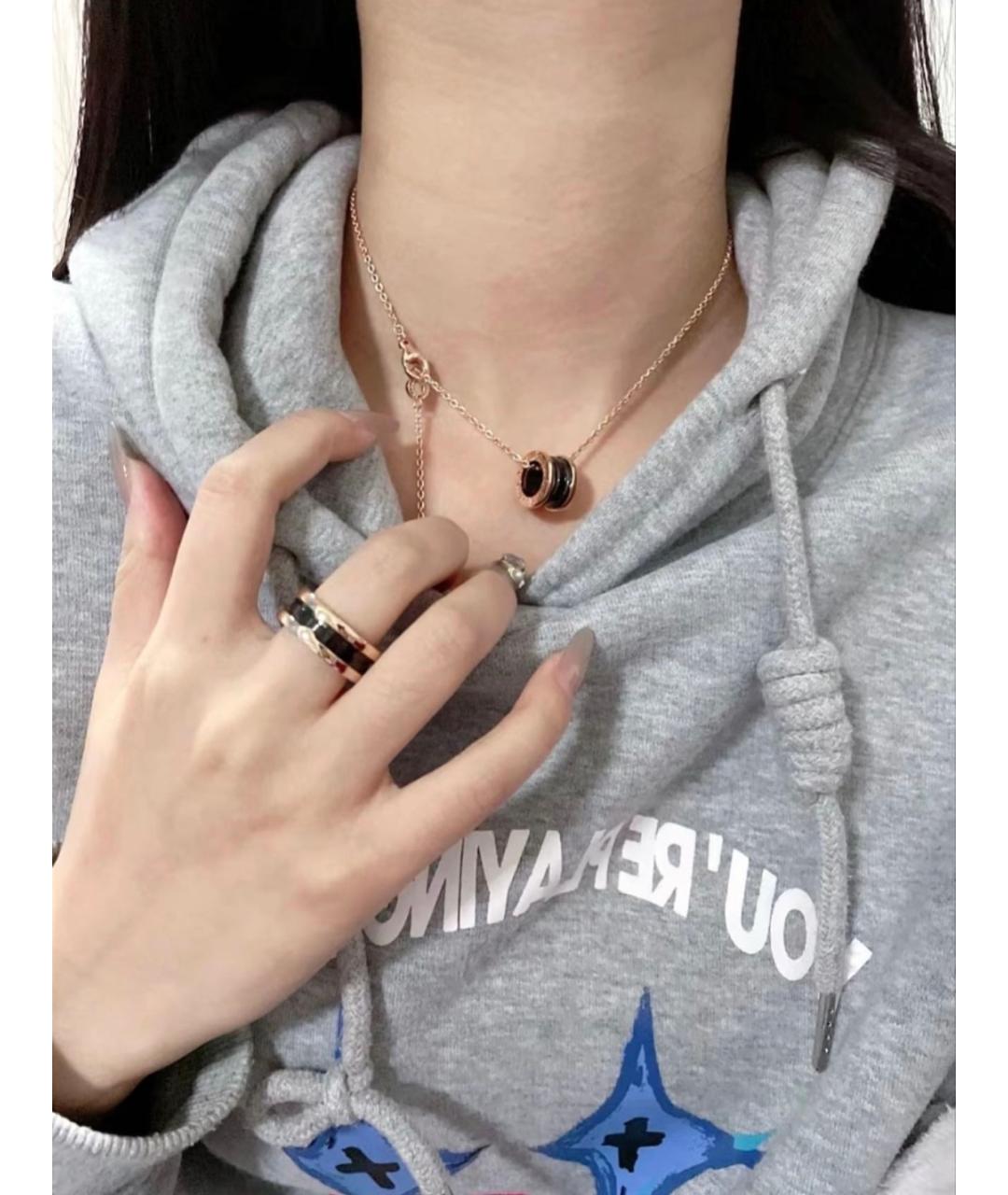 BVLGARI Золотое колье из розового золота, фото 7