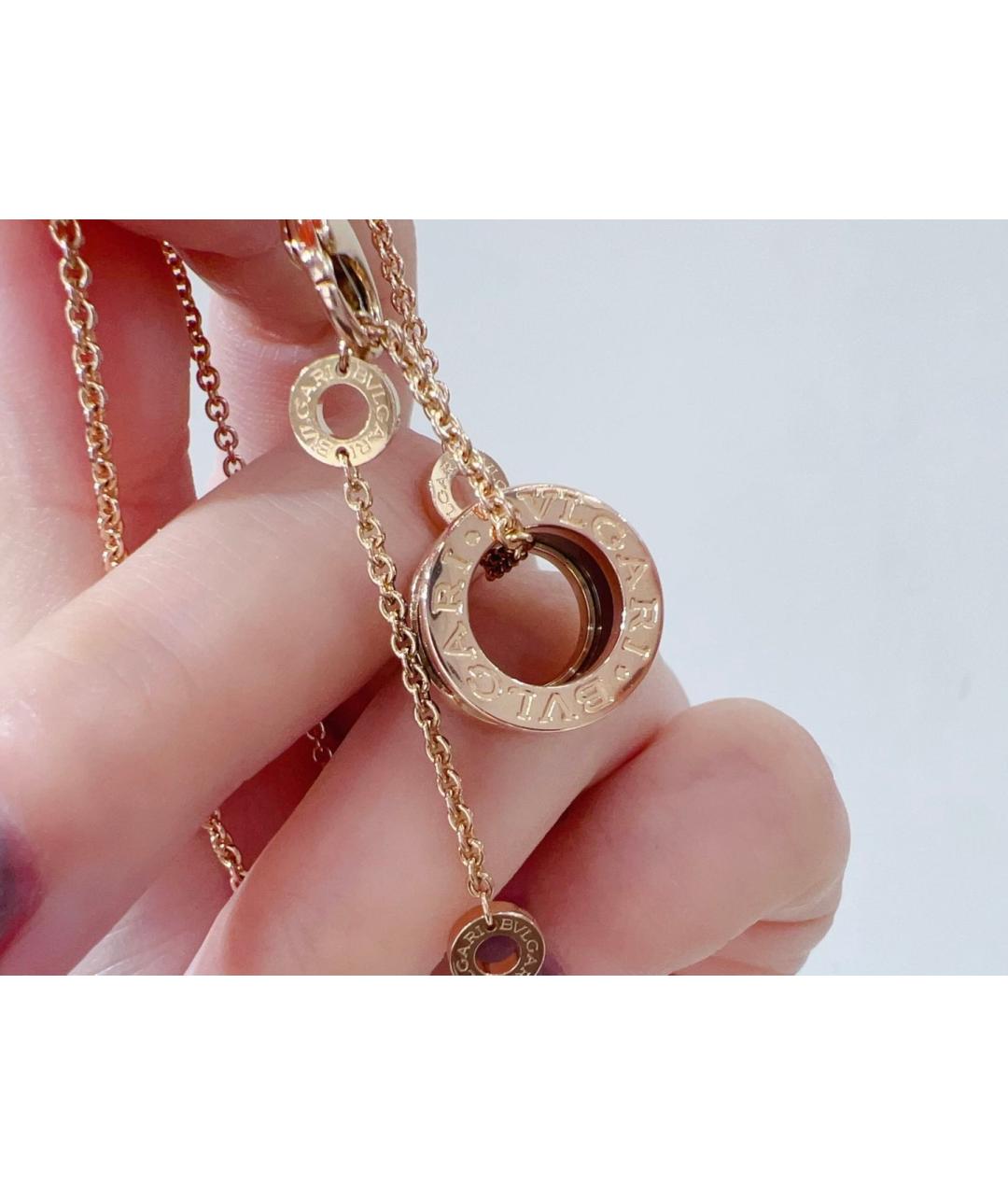 BVLGARI Золотое колье из розового золота, фото 4