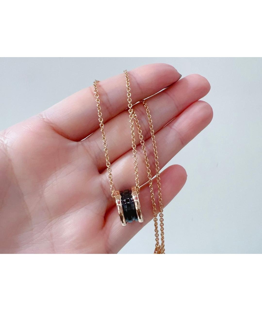 BVLGARI Золотое колье из розового золота, фото 6