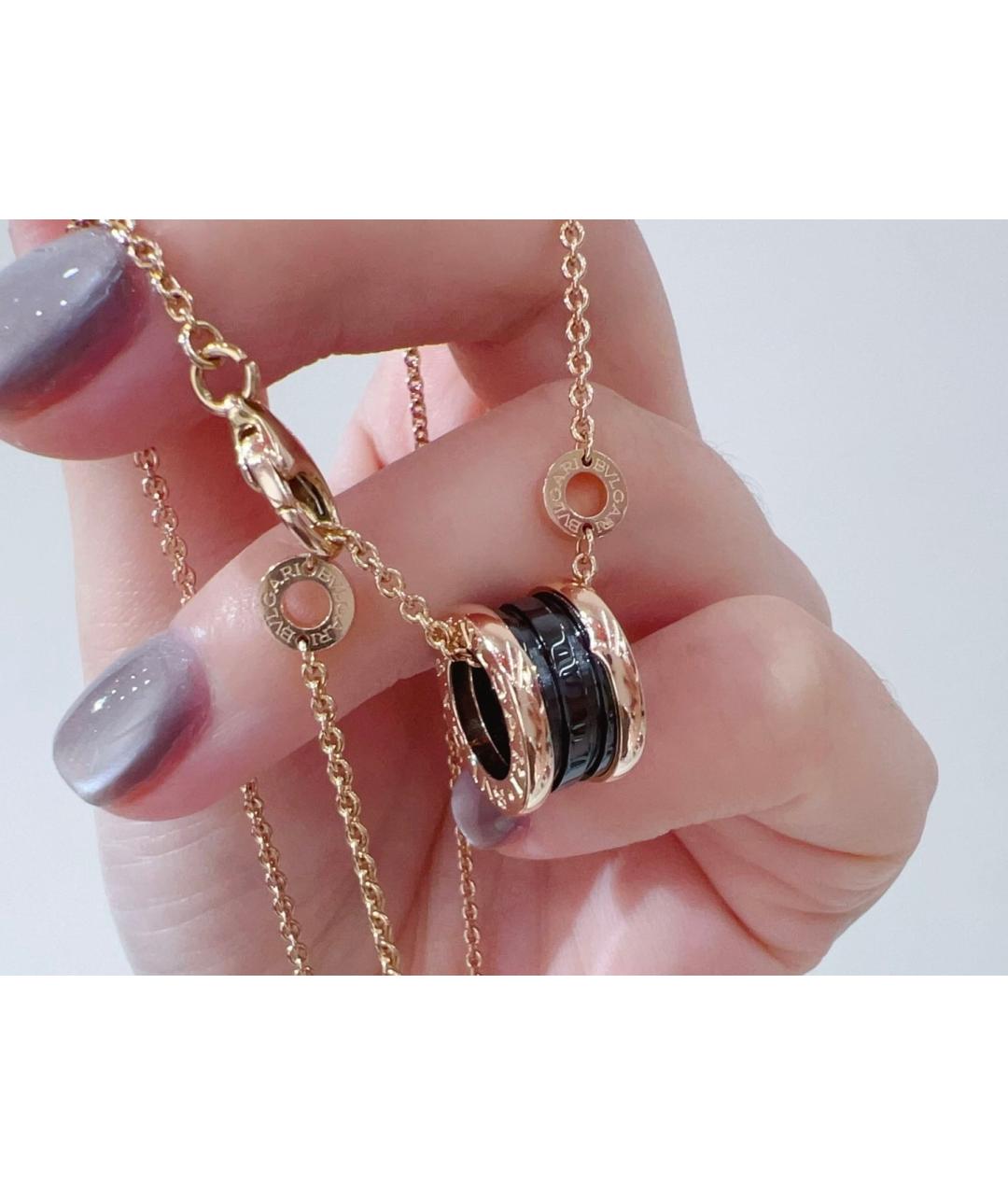 BVLGARI Золотое колье из розового золота, фото 3