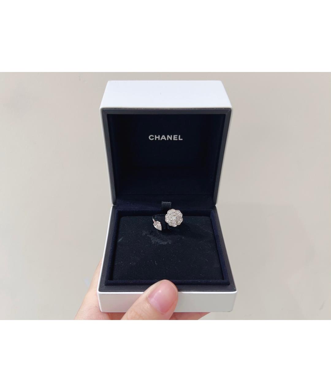 CHANEL Серебряное кольцо из белого золота, фото 2