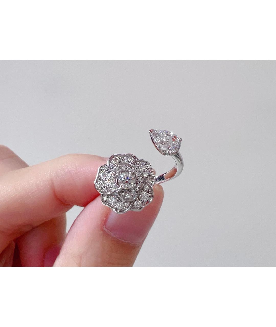 CHANEL Серебряное кольцо из белого золота, фото 3