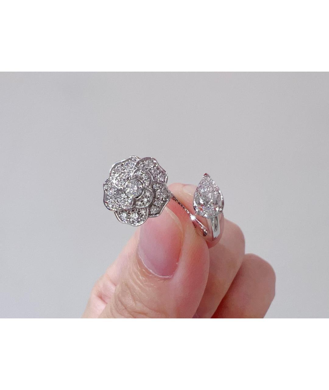 CHANEL Серебряное кольцо из белого золота, фото 4