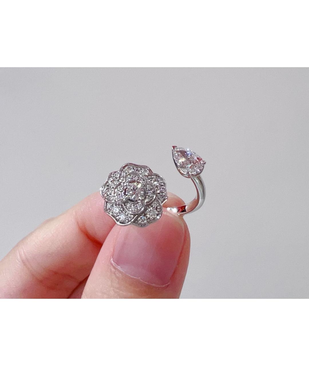 CHANEL Серебряное кольцо из белого золота, фото 9
