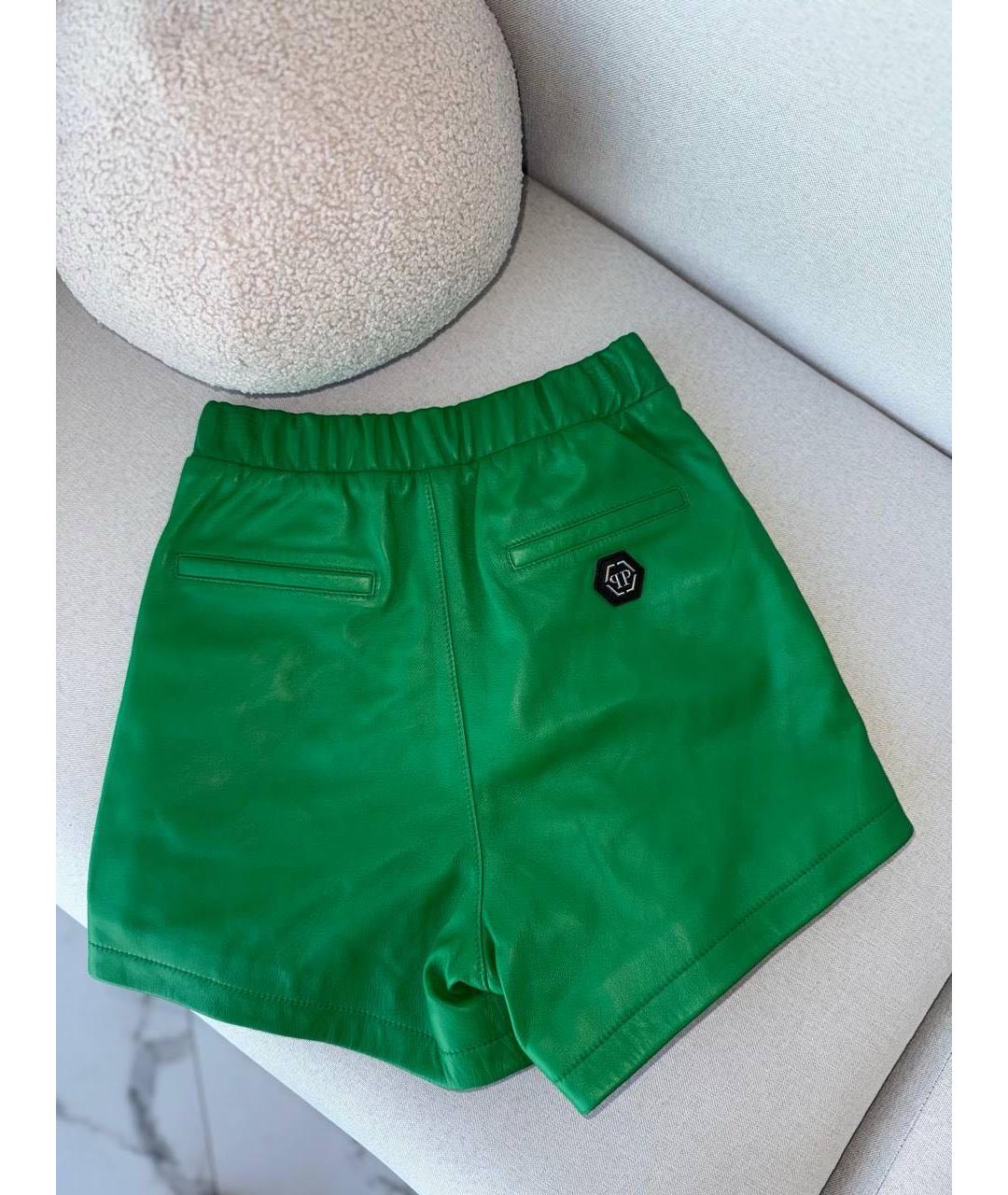 PHILIPP PLEIN Зеленые шорты, фото 3