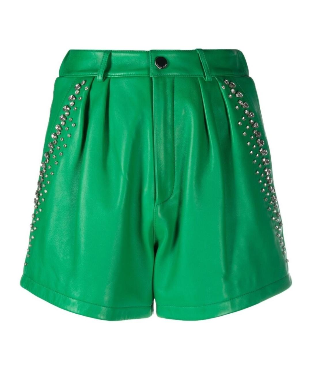 PHILIPP PLEIN Зеленые шорты, фото 1
