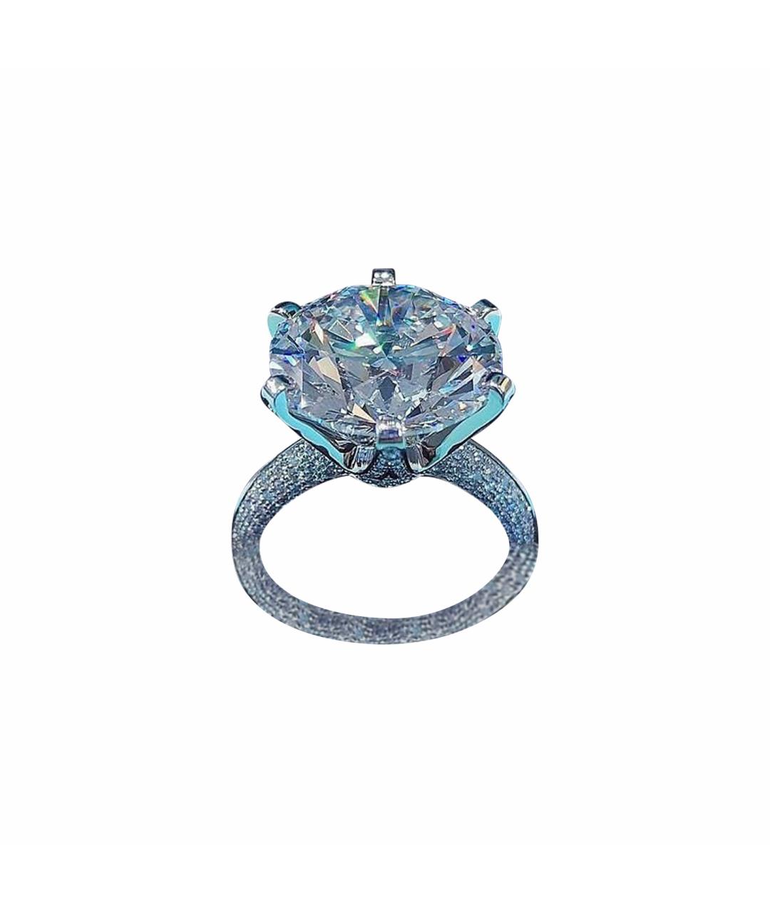 TIFFANY&CO Антрацитовое платиновое кольцо, фото 1