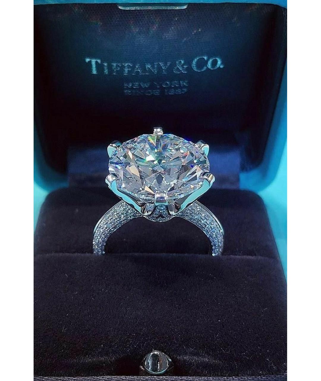 TIFFANY&CO Антрацитовое платиновое кольцо, фото 3
