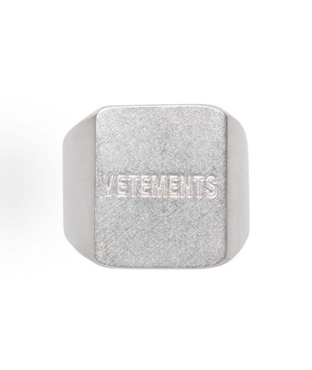 VETEMENTS Серебряное латунное кольцо, фото 2