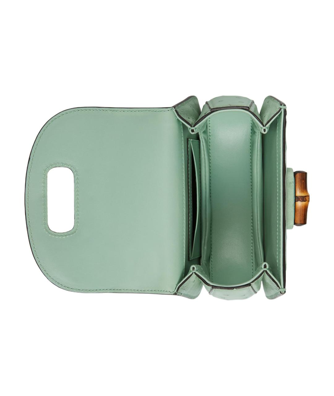 GUCCI Салатовая сумка с короткими ручками, фото 7