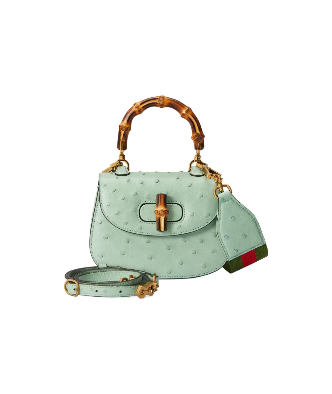 GUCCI Салатовая сумка с короткими ручками, фото 3