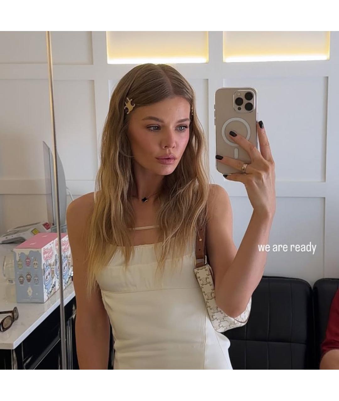 CELINE Золотая заколка, фото 6