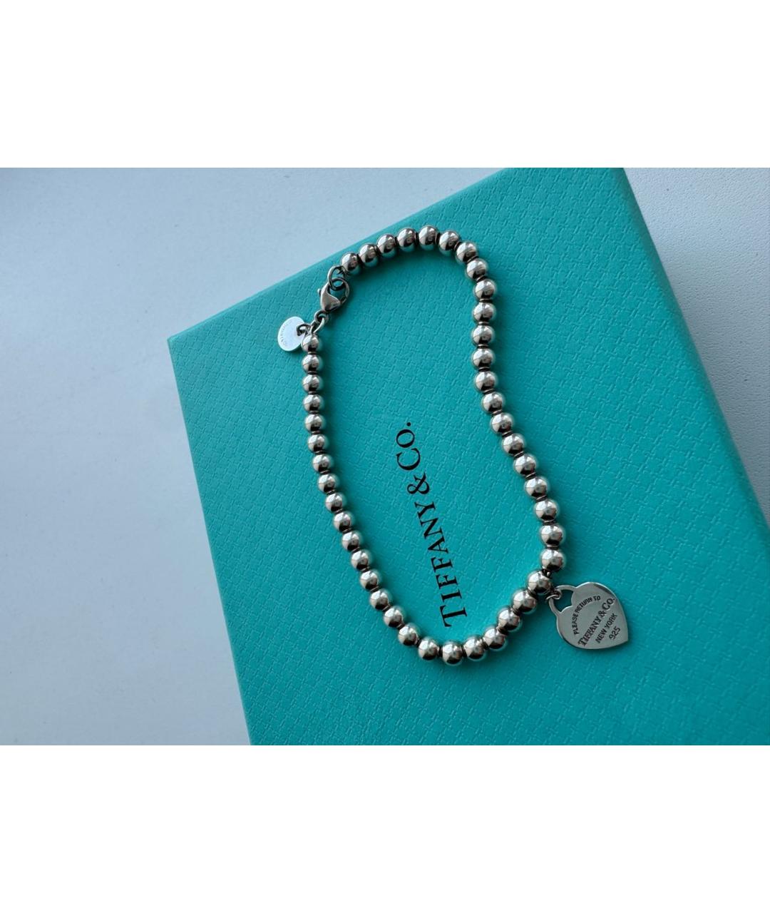 TIFFANY&CO Серебрянный серебряный браслет, фото 7