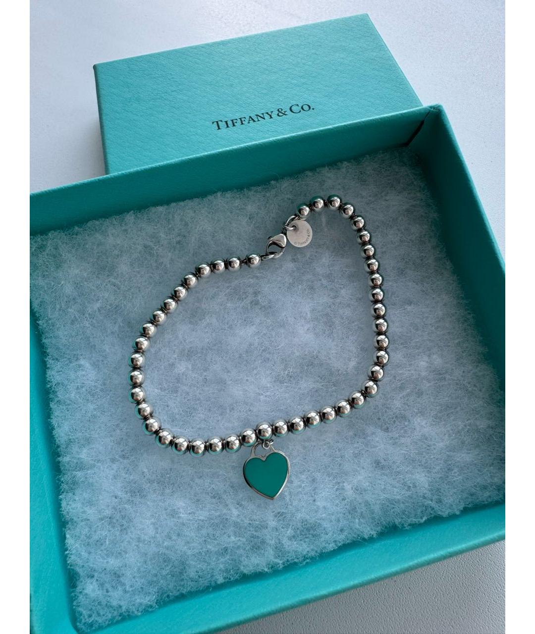 TIFFANY&CO Серебрянный серебряный браслет, фото 2
