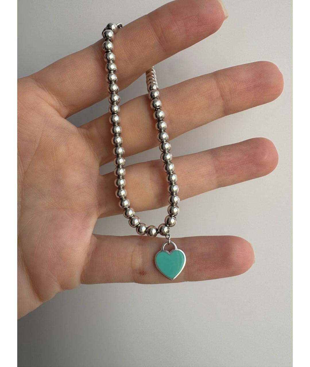 TIFFANY&CO Серебрянный серебряный браслет, фото 5