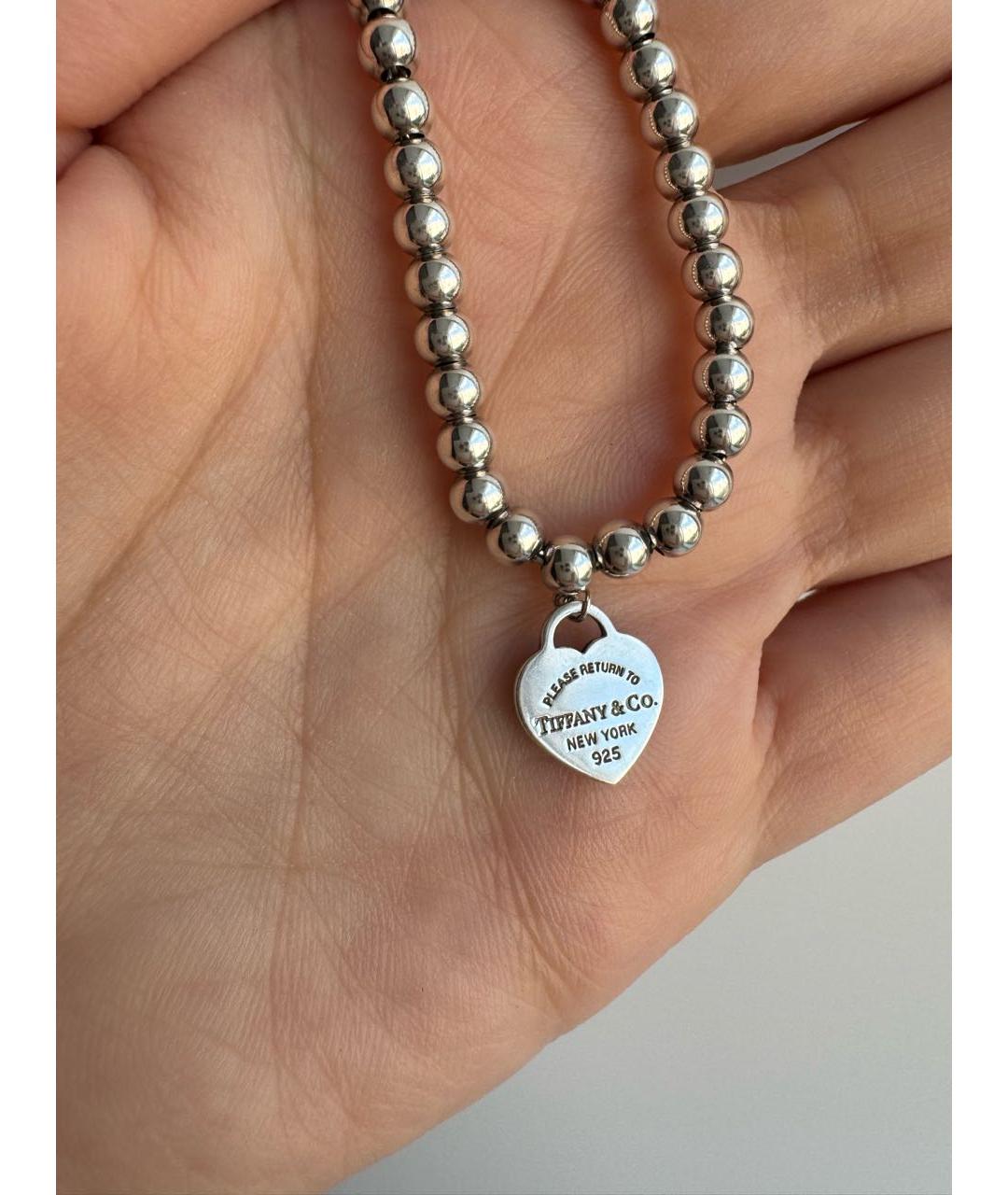 TIFFANY&CO Серебрянный серебряный браслет, фото 4