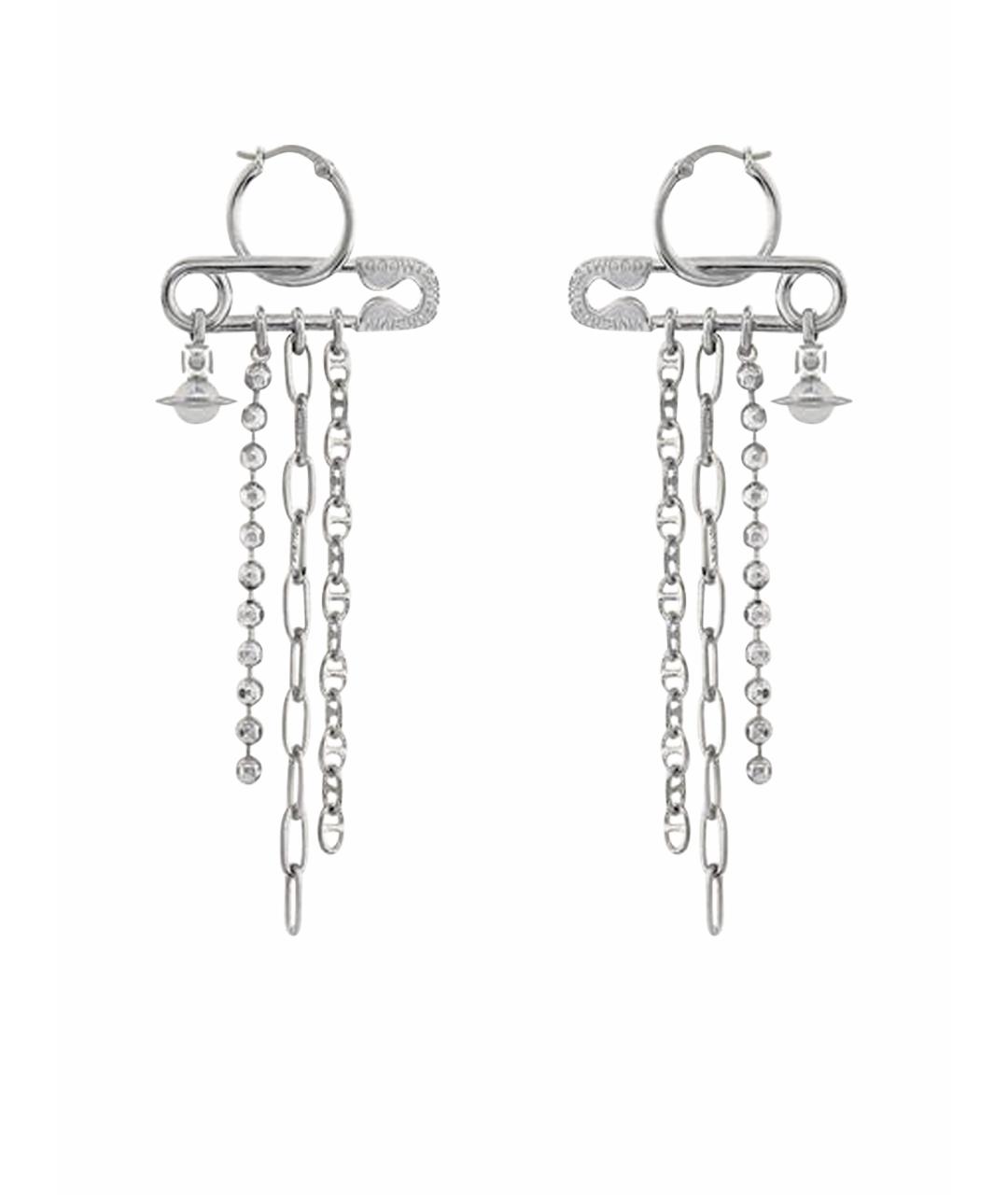 VIVIENNE WESTWOOD Серебряные латунные серьги, фото 1