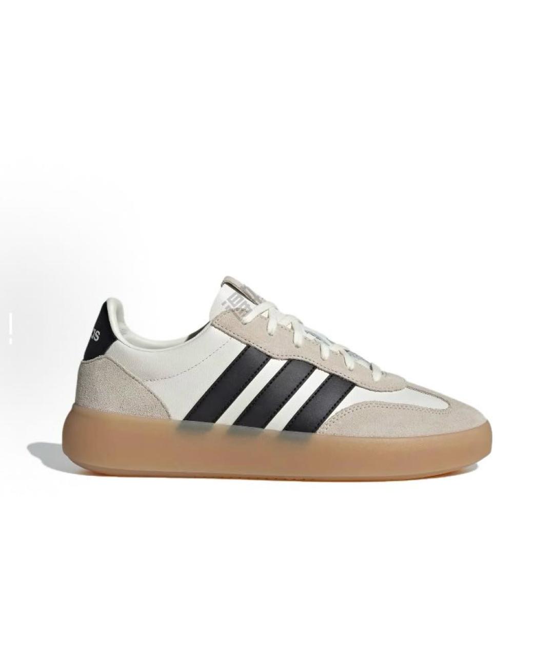 ADIDAS Бежевые кожаные кроссовки, фото 7