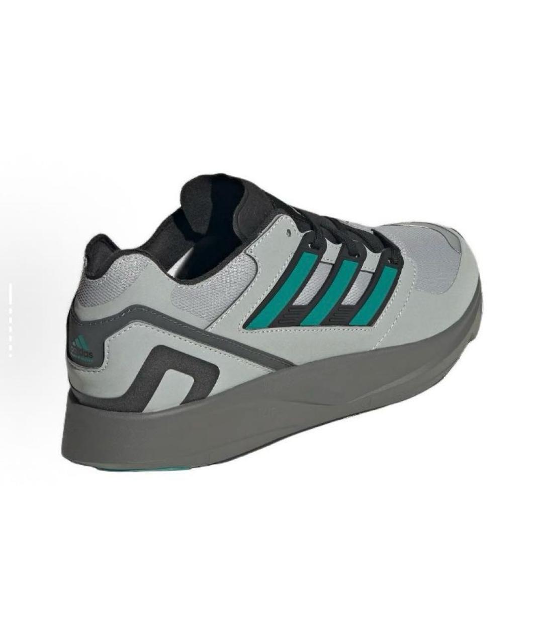 ADIDAS Серые текстильные кроссовки, фото 7