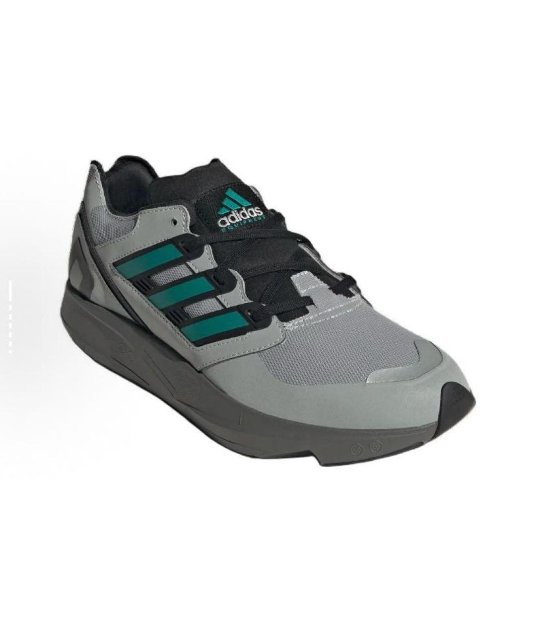 ADIDAS Серые текстильные кроссовки, фото 6