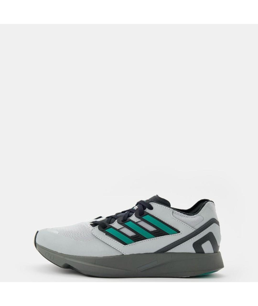 ADIDAS Серые текстильные кроссовки, фото 2
