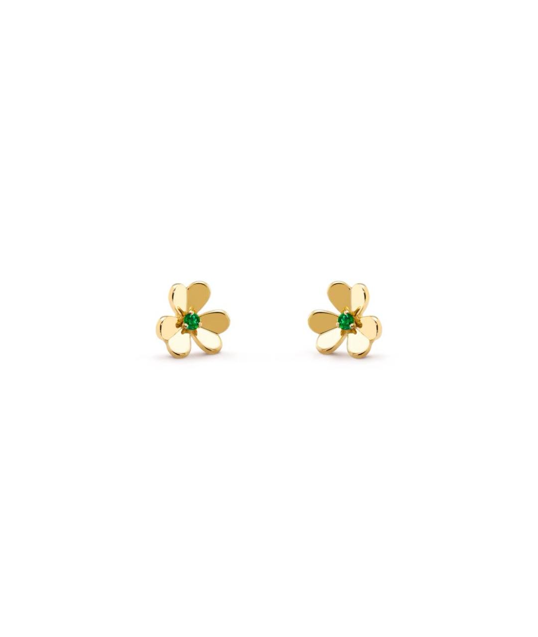 VAN CLEEF & ARPELS Золотые серьги из желтого золота, фото 2