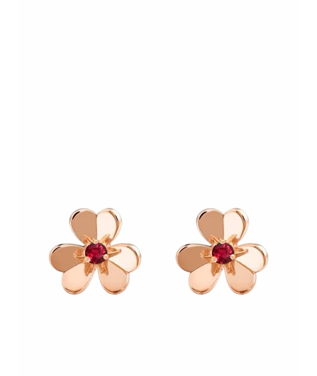 VAN CLEEF & ARPELS Золотые серьги из розового золота, фото 1