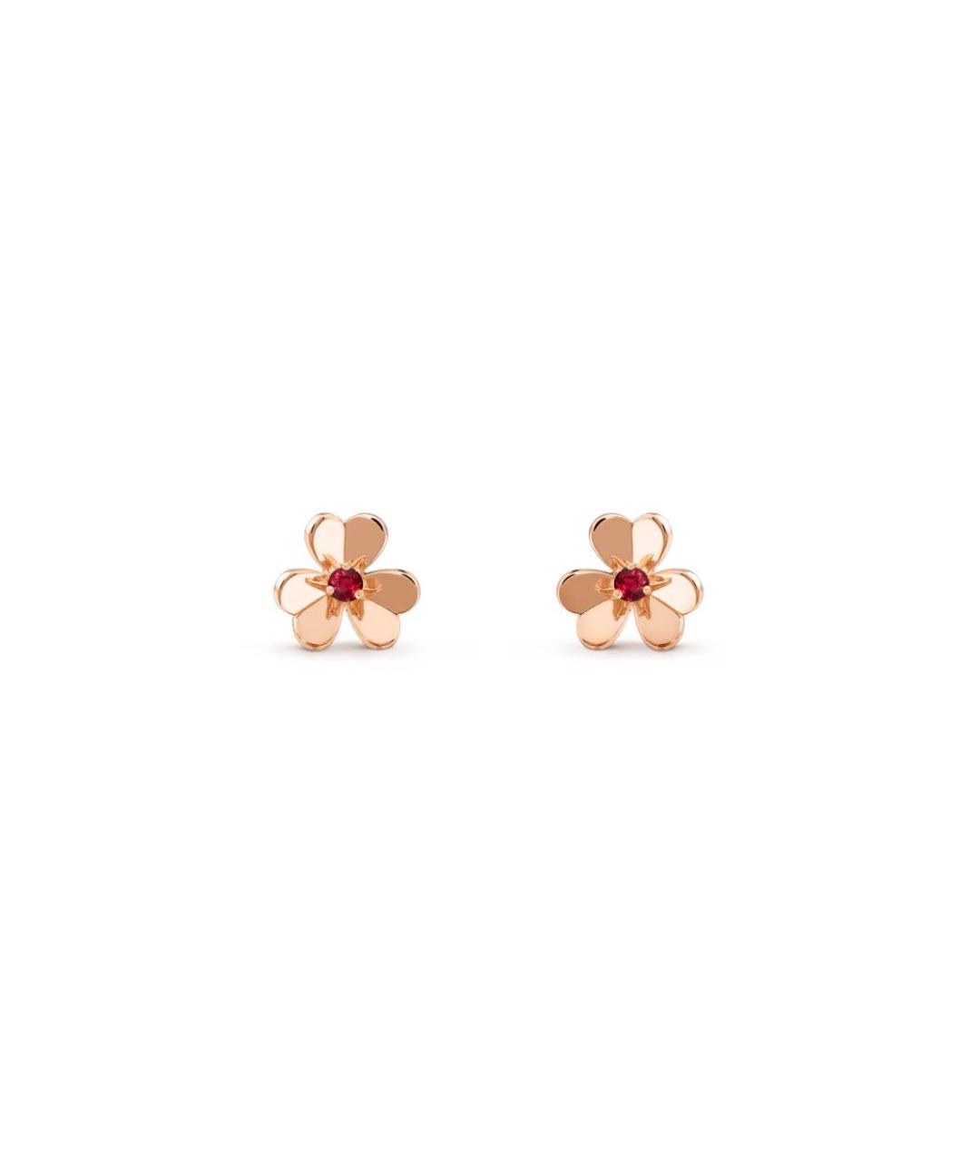 VAN CLEEF & ARPELS Золотые серьги из розового золота, фото 5