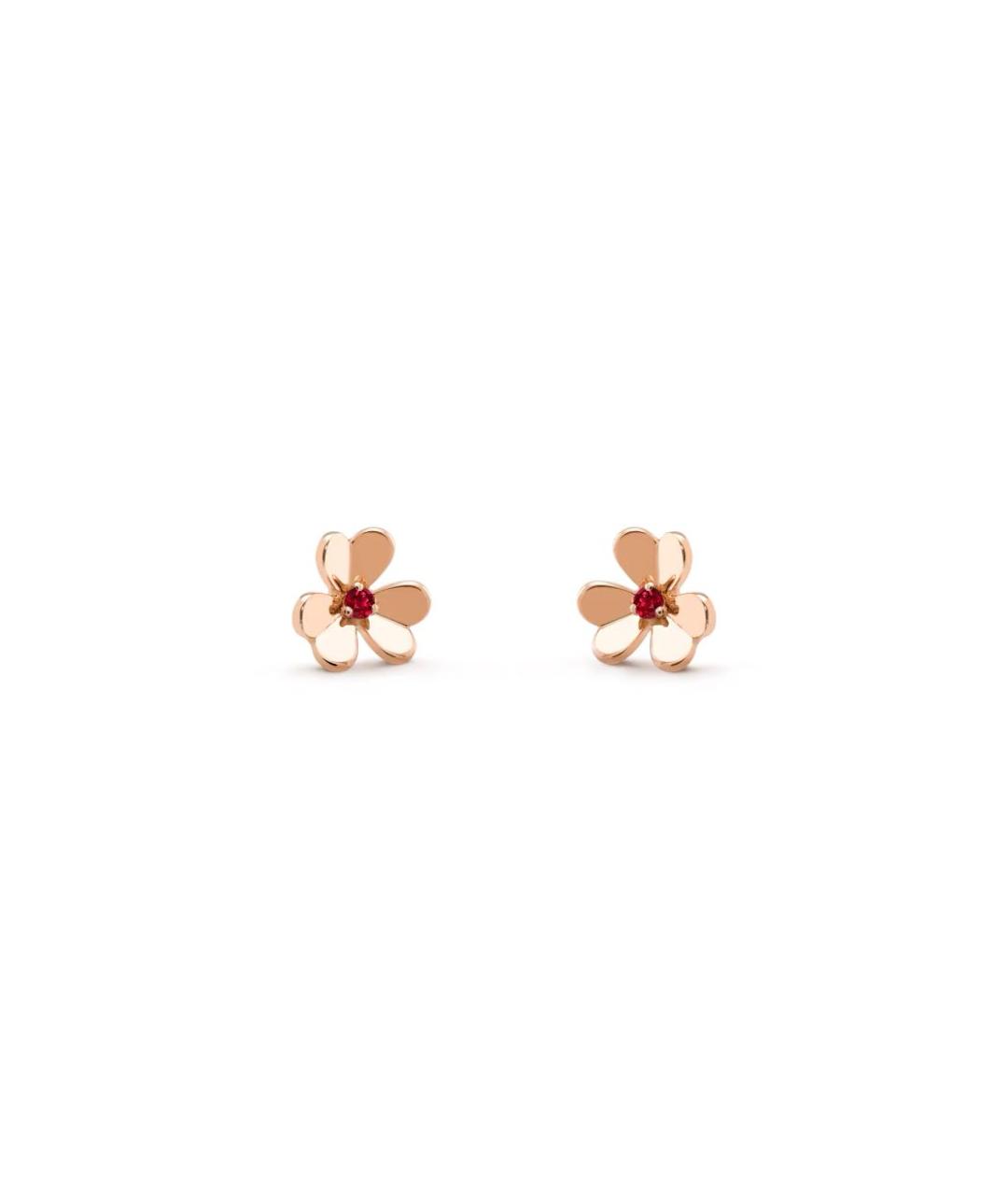 VAN CLEEF & ARPELS Золотые серьги из розового золота, фото 2
