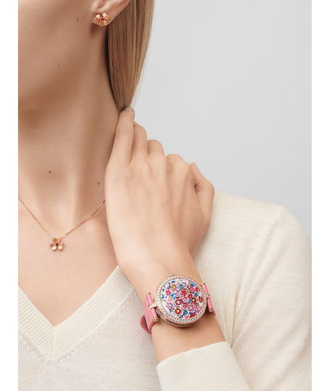 VAN CLEEF & ARPELS Золотые серьги из розового золота, фото 3