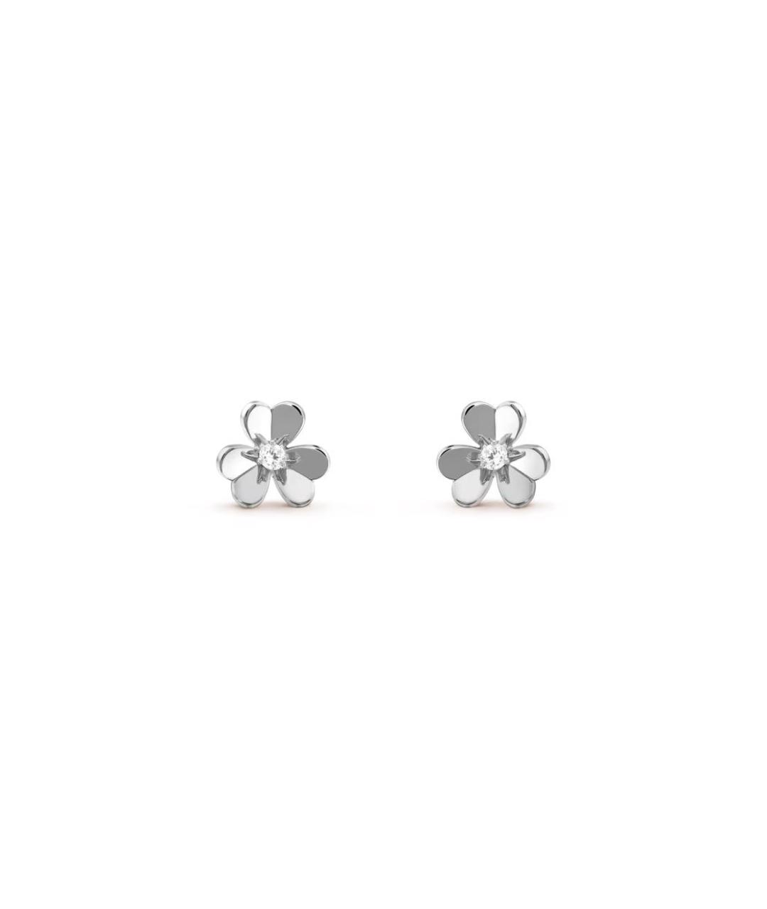VAN CLEEF & ARPELS Серебряные серьги из белого золота, фото 4