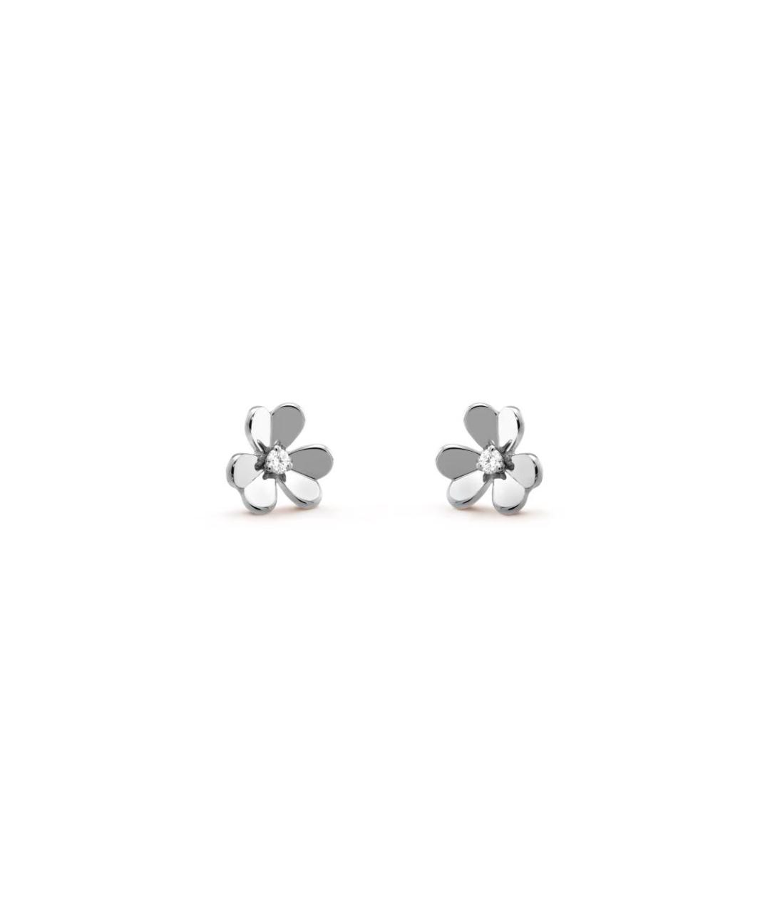 VAN CLEEF & ARPELS Серебряные серьги из белого золота, фото 2