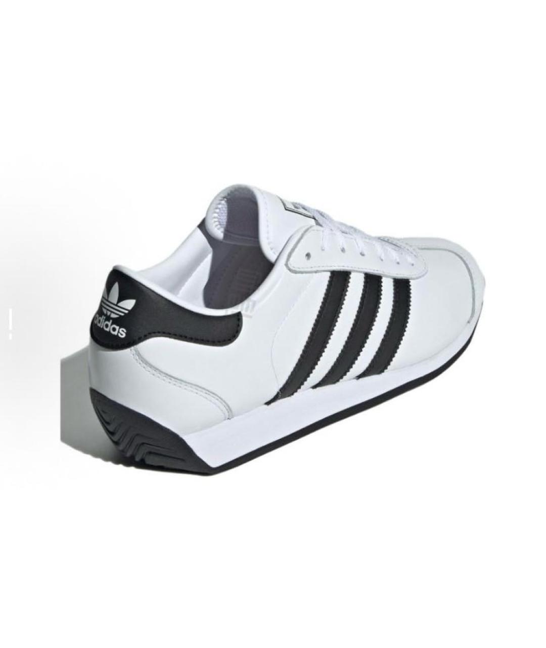 ADIDAS Белые кожаные кроссовки, фото 5