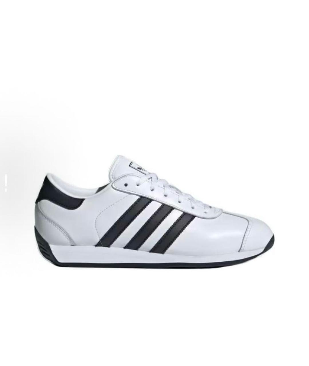 ADIDAS Белые кожаные кроссовки, фото 7