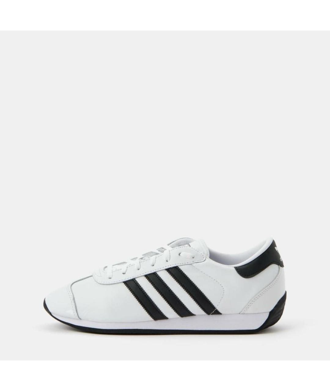 ADIDAS Белые кожаные кроссовки, фото 2