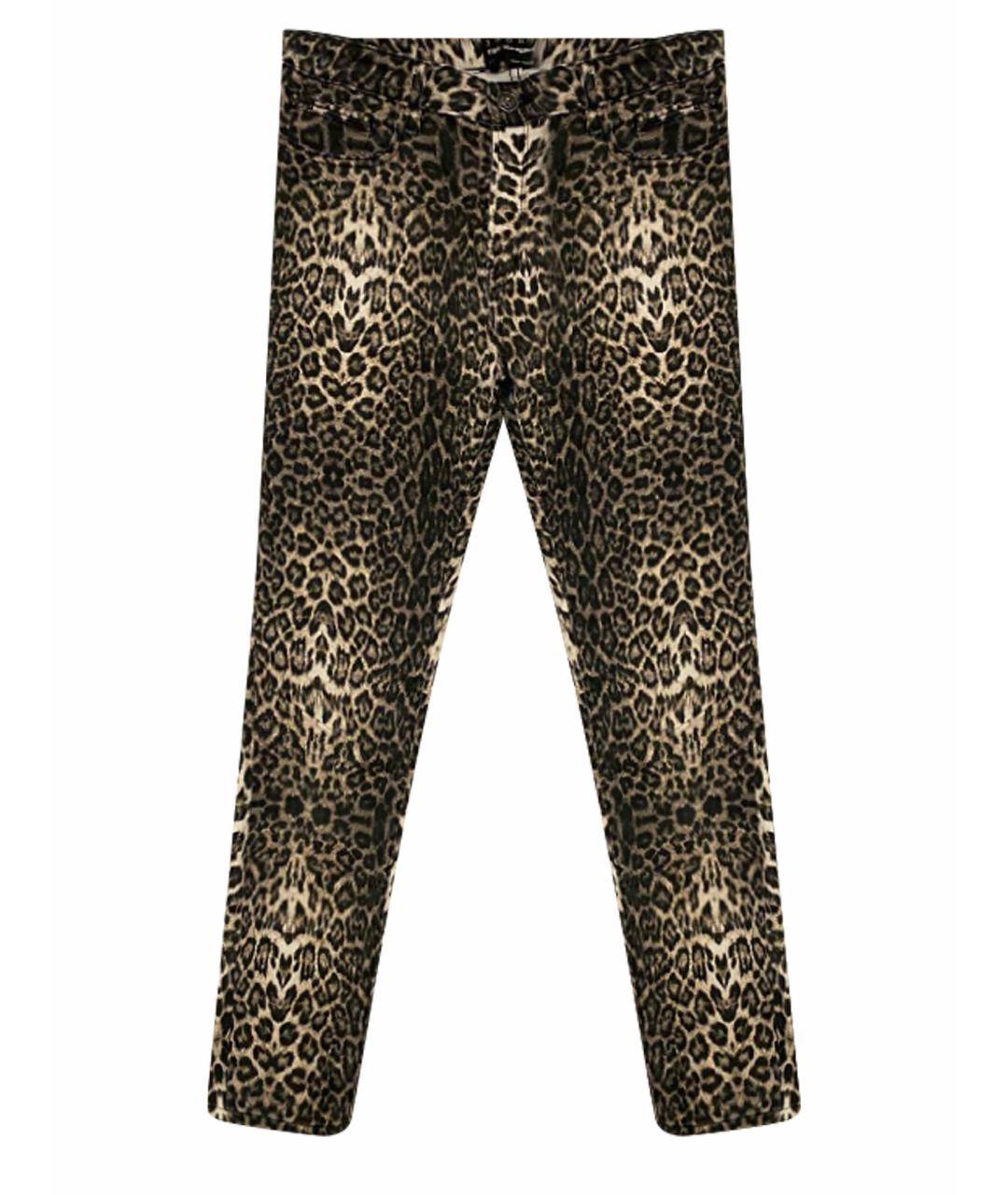 THE KOOPLES Коричневые хлопковые прямые джинсы, фото 1