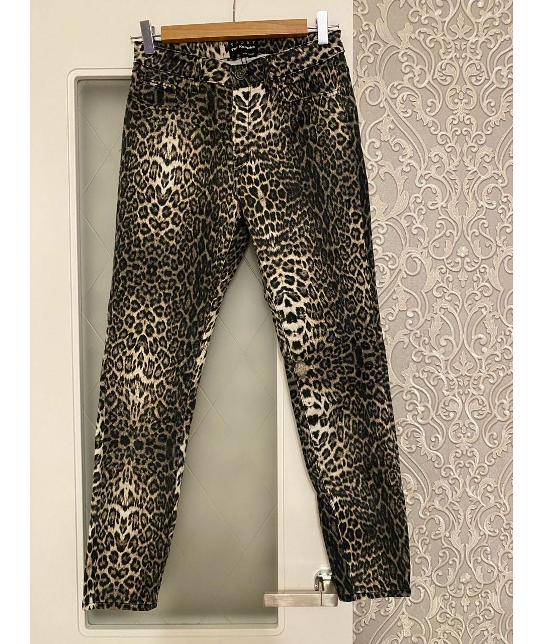 THE KOOPLES Коричневые хлопковые прямые джинсы, фото 6