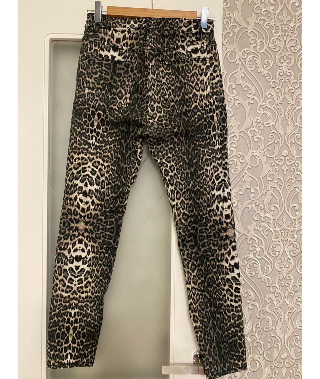 THE KOOPLES Коричневые хлопковые прямые джинсы, фото 2