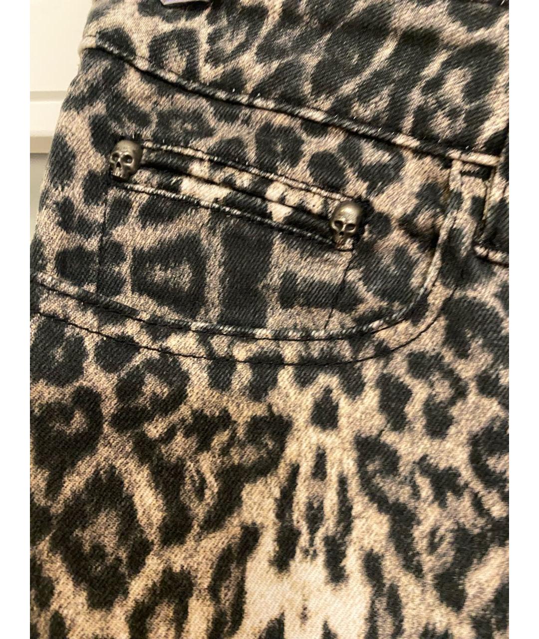THE KOOPLES Коричневые хлопковые прямые джинсы, фото 4