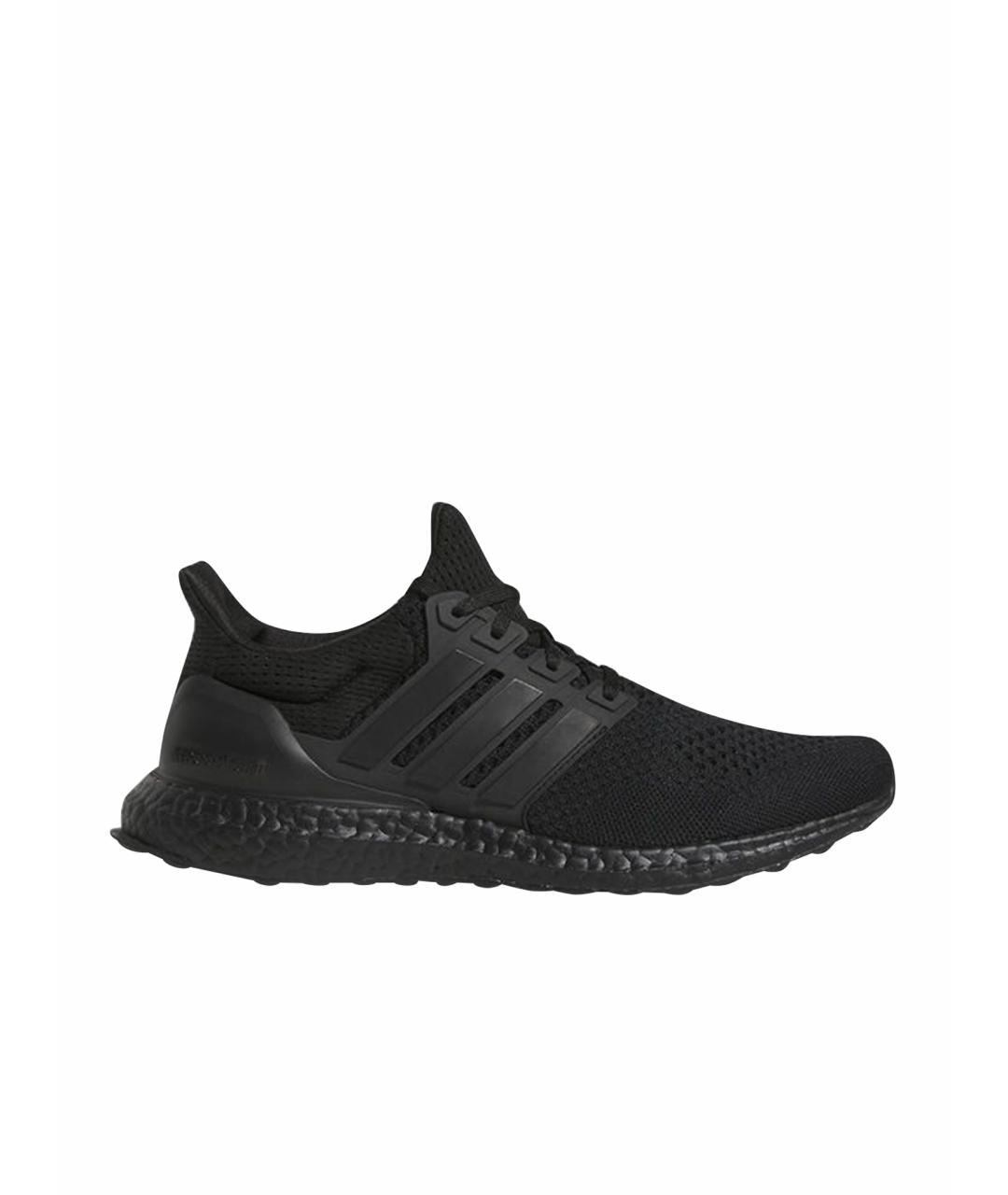 ADIDAS Черные текстильные кроссовки, фото 1