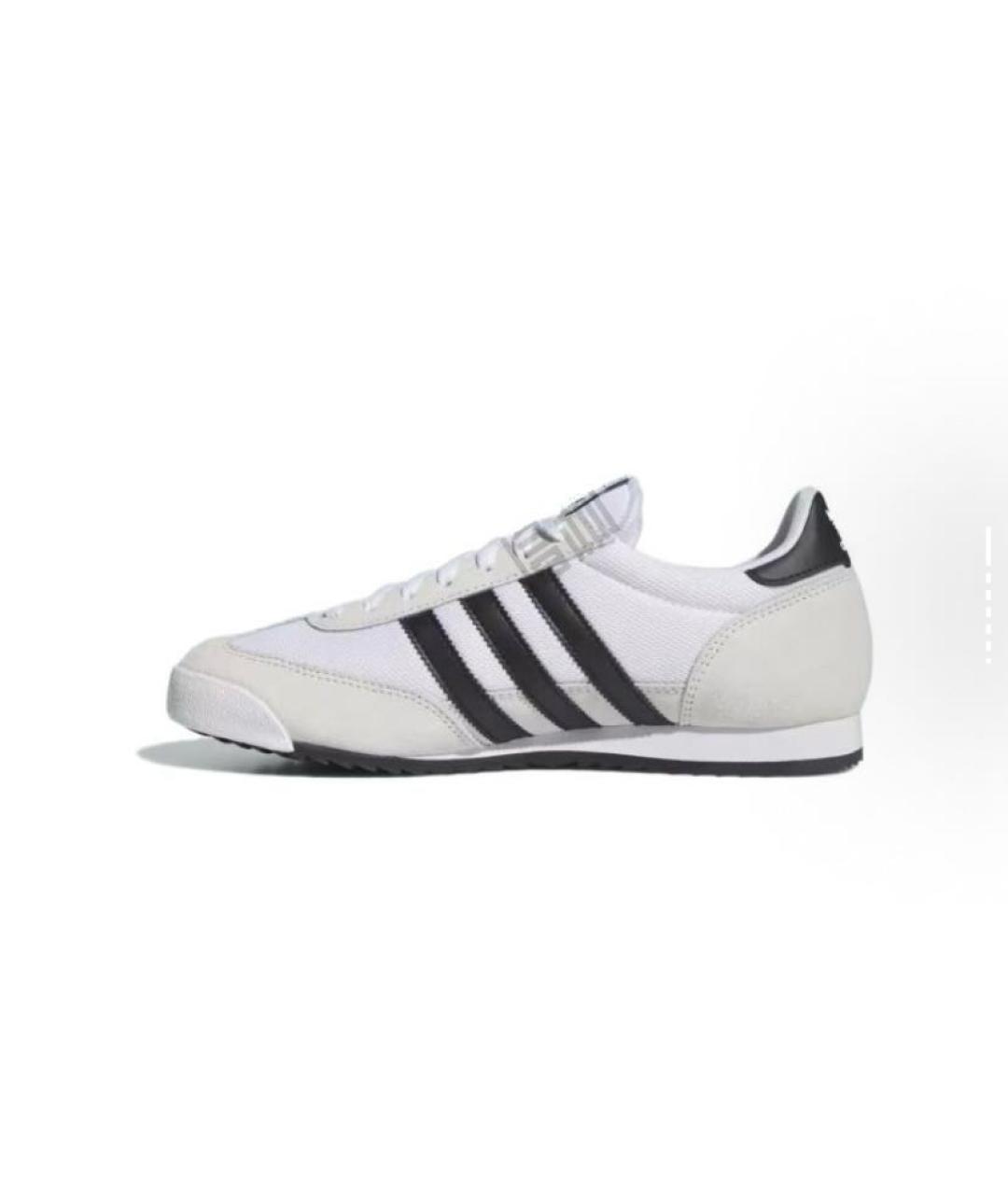 ADIDAS Белые текстильные кроссовки, фото 3
