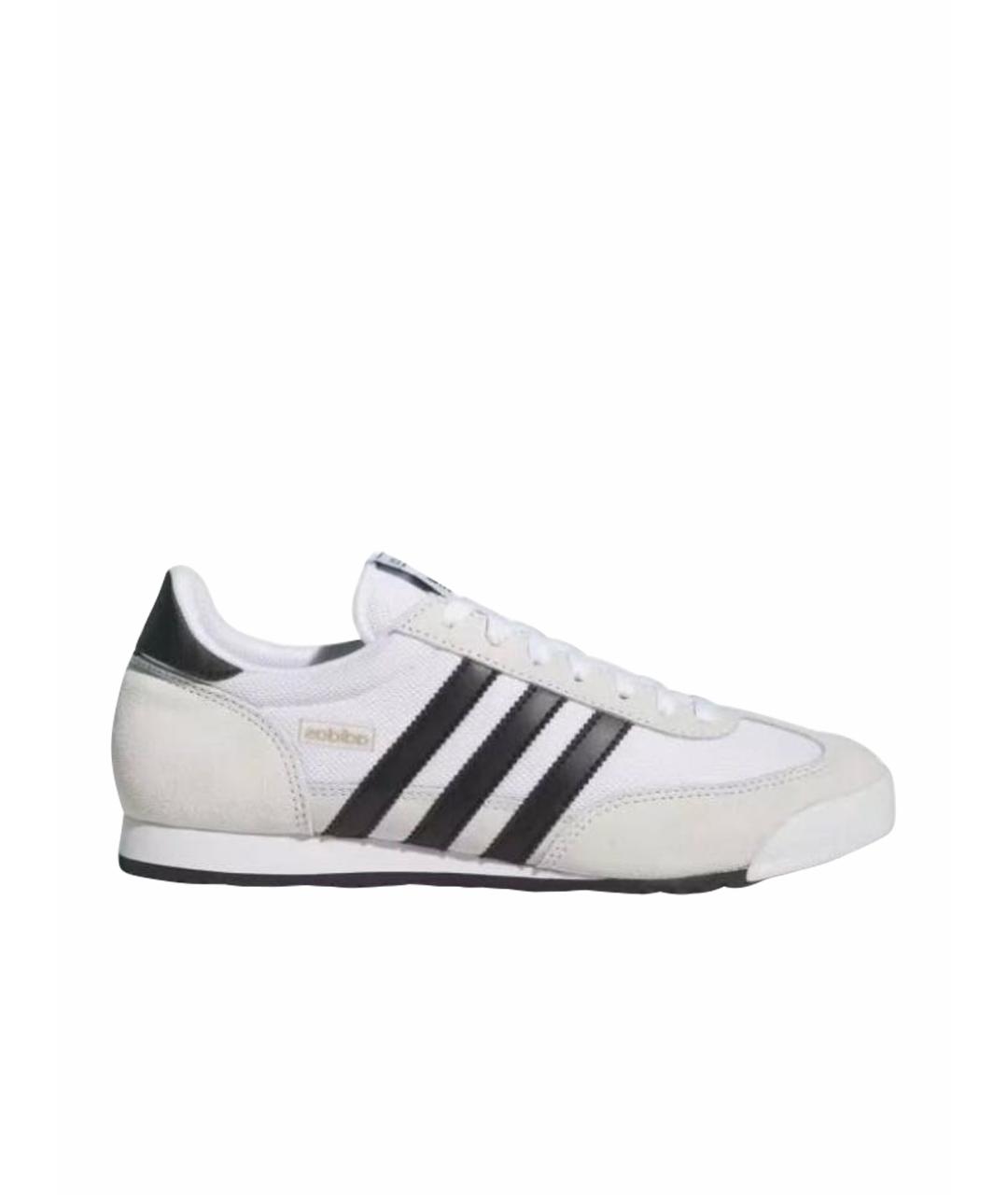 ADIDAS Белые текстильные кроссовки, фото 1