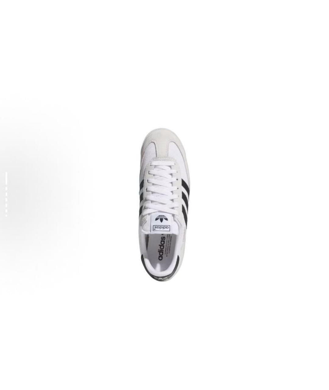 ADIDAS Белые текстильные кроссовки, фото 6
